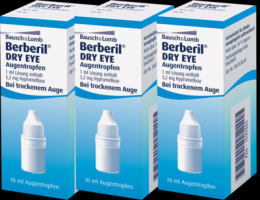 BERBERIL Dry Eye Augentropfen 3X10 ml
