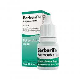 Ein aktuelles Angebot für Berberil N Augentropfen 10 ml Augentropfen Trockene & gereizte Augen - jetzt kaufen, Marke Dr. Gerhard Mann - Chemisch-pharmazeutische Fabrik GmbH.