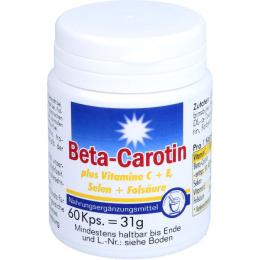 BETA CAROTIN KAPSELN+Vitamin C+E 60 St.