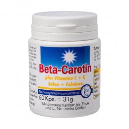 Ein aktuelles Angebot für BETA CAROTIN KAPSELN+Vitamin C+E 60 St Kapseln Nahrungsergänzungsmittel - jetzt kaufen, Marke Pharma Peter GmbH.