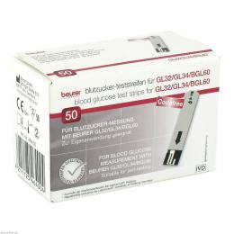 Beurer Blutzucker-Teststreifen GL32/GL34/BGL60 50 St Teststreifen