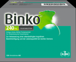 BINKO 240 mg Filmtabletten 120 St