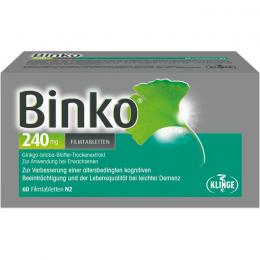 BINKO 240 mg Filmtabletten 60 St.