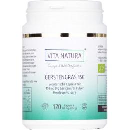 BIO GERSTENGRAS 450 mg Vegi-Kapseln 120 St.