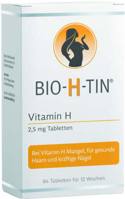 BIO-H-TIN Vitamin H 2,5 mg fr 12 Wochen Tabletten 84 St