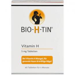 BIO-H-TIN Vitamin H 5 mg für 4 Monate Tabletten 60 St.