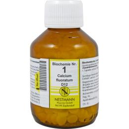 BIOCHEMIE 1 Calcium fluoratum D 12 Tabletten 400 St.