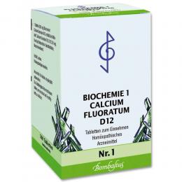 Ein aktuelles Angebot für BIOCHEMIE 1 Calcium fluoratum D 12 Tabletten 500 St Tabletten Schüßler Salze - jetzt kaufen, Marke Bombastus-Werke AG.