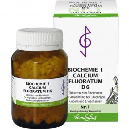 Ein aktuelles Angebot für BIOCHEMIE 1 Calcium fluoratum D 6 Tabletten 500 St Tabletten Schüßler Salze - jetzt kaufen, Marke Bombastus-Werke AG.