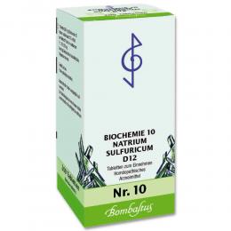 Ein aktuelles Angebot für BIOCHEMIE 10 Natrium sulfuricum D 12 Tabletten 200 St Tabletten Schüßler Salze Nr. 1 - 12 - jetzt kaufen, Marke Bombastus-Werke AG.