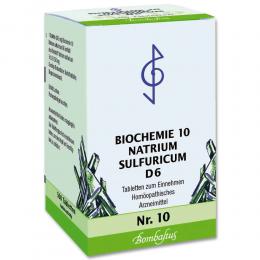 BIOCHEMIE 10 Natrium sulfuricum D 6 Tabletten 500 St Tabletten
