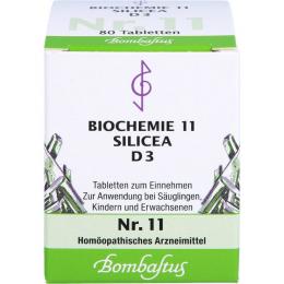 BIOCHEMIE 11 Silicea D 3 Tabletten 80 St.