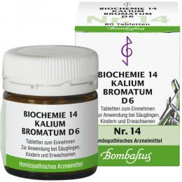 Ein aktuelles Angebot für BIOCHEMIE 14 Kalium bromatum D 6 Tabletten 80 St Tabletten Schüßler Salze Nr. 13 - 24 - jetzt kaufen, Marke Bombastus-Werke AG.