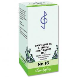 BIOCHEMIE 16 Lithium chloratum D 12 Tabletten 200 St Tabletten