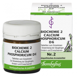 BIOCHEMIE 2 Calcium phosphoricum D 6 Tabletten 80 St