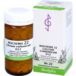 BIOCHEMIE 22 Calcium carbonicum D 12 Tabletten 200 St.