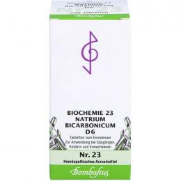BIOCHEMIE 23 Natrium bicarbonicum D 6 Tabletten 200 St.