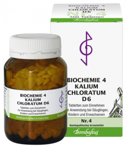 BIOCHEMIE 4 Kalium chloratum D 6 Tabletten 500 St