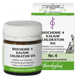 BIOCHEMIE 4 Kalium chloratum D 6 Tabletten 80 St