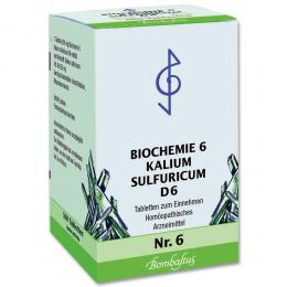 BIOCHEMIE 6 Kalium sulfuricum D 6 Tabletten 500 St Tabletten