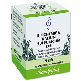 BIOCHEMIE 6 Kalium sulfuricum D 6 Tabletten 80 St Tabletten