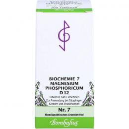 BIOCHEMIE 7 Magnesium phosphoricum D 12 Tabletten 200 St.