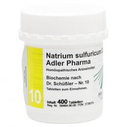 Ein aktuelles Angebot für BIOCHEMIE Adler 10 Natrium sulfuricum D 6 Tabl. 400 St Tabletten Naturheilmittel - jetzt kaufen, Marke Adler Pharma Produktion und Vertrieb GmbH.