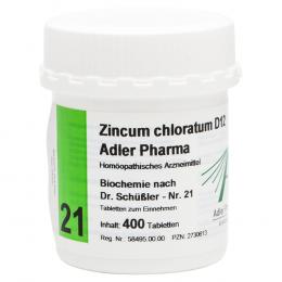 BIOCHEMIE Adler 21 Zincum chloratum D 12 Tabletten 400 St Tabletten
