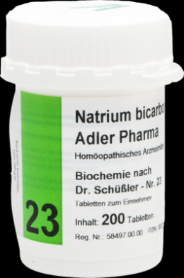 BIOCHEMIE Adler 23 Natrium bicarbonicum D 12 Tabl. 200 St