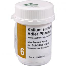 BIOCHEMIE Adler 6 Kalium sulfuricum D 6 Tabletten 400 St.