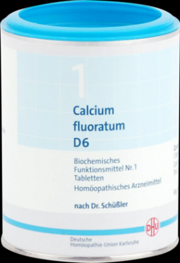 BIOCHEMIE DHU 1 Calcium fluoratum D 6 Tabletten 1000 St