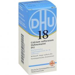 BIOCHEMIE DHU 18 Calcium sulfuratum D 12 Tabletten 80 St Tabletten