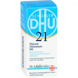 BIOCHEMIE DHU 21 Zincum chloratum D 6 Tabletten 420 St.