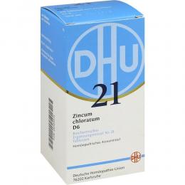 BIOCHEMIE DHU 21 Zincum chloratum D 6 Tabletten 420 St Tabletten