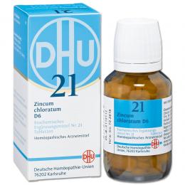 BIOCHEMIE DHU 21 Zincum chloratum D 6 Tabletten 80 St Tabletten