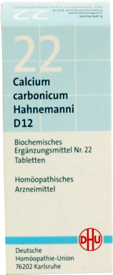 BIOCHEMIE DHU 22 Calcium carbonicum D 12 Tabletten 80 St