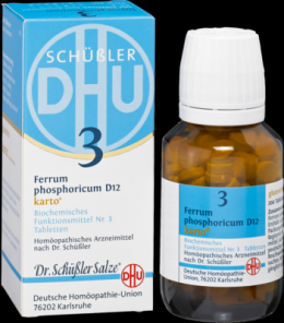 BIOCHEMIE DHU 3 Ferrum phosphoricum D 12 Tab.Karto 200 St