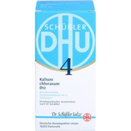BIOCHEMIE DHU 4 Kalium chloratum D 12 Tabletten 420 St.