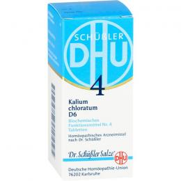 BIOCHEMIE DHU 4 Kalium chloratum D 6 Tabletten 420 St.