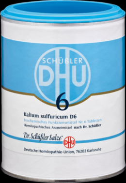 BIOCHEMIE DHU 6 Kalium sulfuricum D 6 Tabletten 1000 St