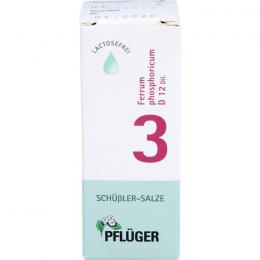 BIOCHEMIE Pflüger 3 Ferrum phosphoricum D 12 Tro. 30 ml