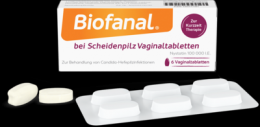 BIOFANAL bei Scheidenpilz 100 000 I.E. Vaginaltab. 6 St