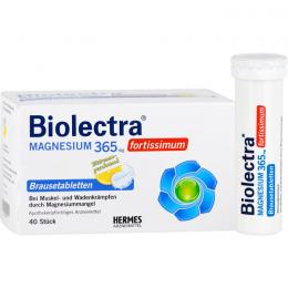 BIOLECTRA Magnesium 365 mg fortissimum Zitrone 40 St.