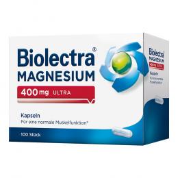 Biolectra Magnesium 400 mg ultra 100 St Kapseln