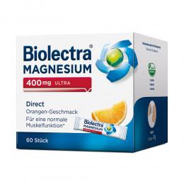 BIOLECTRA Magnesium 400 mg ultra Direct Orange 60 St Pellets