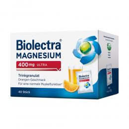 Biolectra Magnesium 400 mg ultra Trinkgranulat Orange 40 St Granulat