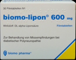 BIOMO-lipon 600 mg Filmtabletten 30 St