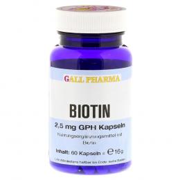 BIOTIN 2,5 mg GPH Kapseln 60 St Kapseln