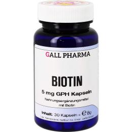 BIOTIN 5 mg GPH Kapseln 30 St.