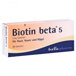 Biotin beta 5 30 St Tabletten